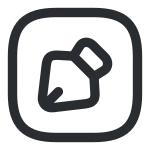 Path Square SVG Icon